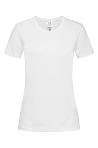 Dámské tričko STEDMAN CLASSIC-T ORGANIC WOMEN z bio bavlny, bílá, L