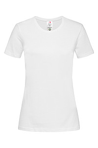 Dámské tričko STEDMAN CLASSIC-T ORGANIC WOMEN z bio bavlny, bílá, M