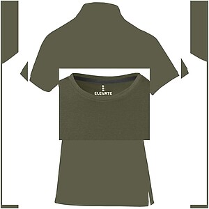 Dámské triko Elevate Nanaimo, velikost XXL, vojenská zelená - khaki