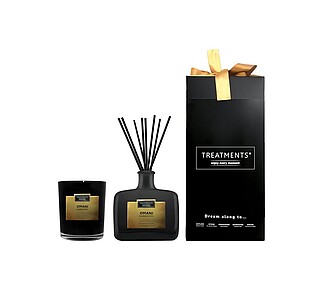 Dárková sada TREATMENTS® obsahující svíčku a difuzér 200 ml - Giftbox Home (DeLuxe) - Omani - reklamní předměty
