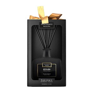 Dárkové balení vonného difuzéru TREATMENTS® Giftbox Fragrance Sticks, 200 ml - Ceylon - svíčka s vlastním potiskem