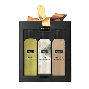 Dárkový set 3 sprchových pěn (200 ml) TREATMENTS® Giftbox Foaming Extravagance - Elements - reklamní předměty