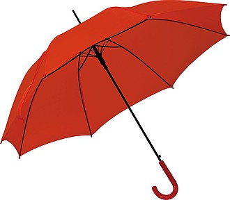 Deštník, automatické otvírání, červená