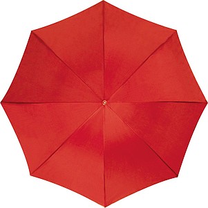 Deštník, automatické otvírání, červená