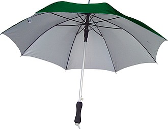 Deštník, automatický, odlehčený, UV ochrana, tmavě zelená