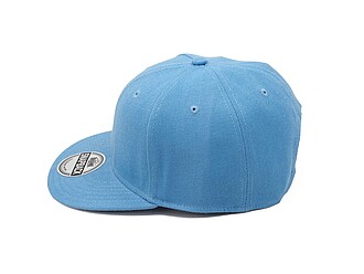 Dětská 6panelová kšiltovka s rovným kšiltem, světlá modrá