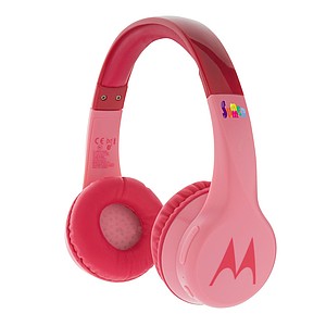 Dětská bezdrátová sluchátka MOTOROLA, růžová
