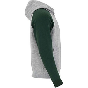 Dětská dvoubarevná mikina Roly Badet, velikost 5/6 let, šedá/tmavě zelená