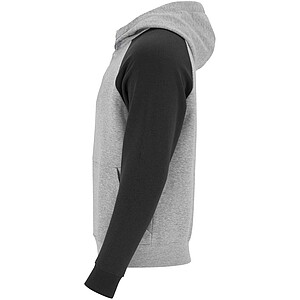 Dětská dvoubarevná mikina Roly Badet, velikost 9/10 let, šedá/černá