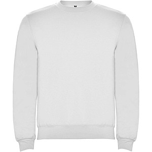 Dětská mikina s kulatým výstřihem, ROLY CLASICA, bílá, vel. 5/6