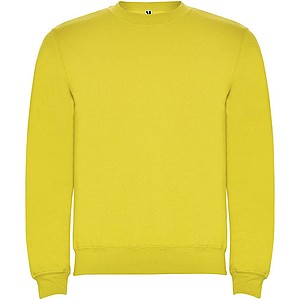 Dětská mikina s kulatým výstřihem, ROLY CLASICA, žlutá, vel. 9/10