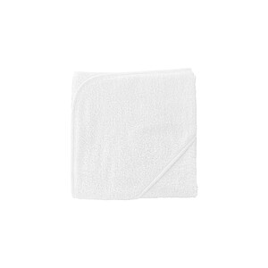 Dětská osuška s kapucí OLIMA BABY HOODED TOWEL, bílá - reklamní předměty