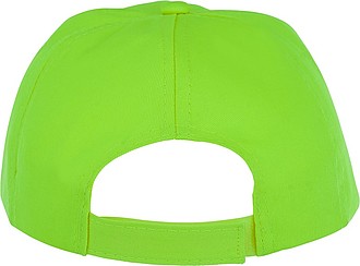 Dětská pětipanelová bavlněná kšiltovka Feniks, jasně zelená