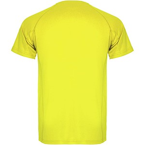 Dětské funkční tričko s krátkým rukávem, ROLY MONTECARLO, fluorescenční žlutá, vel. 4