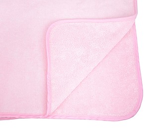 Dětské ručníkové pončo 450 gr/m2 světle růžová