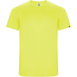 Dětské sportovní tričko s krátkým rukávem, ROLY IMOLA, fluorescenční žlutá, vel. 4