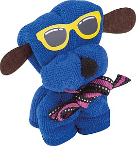 Dětský hadřík ve tvaru pejska, modrá