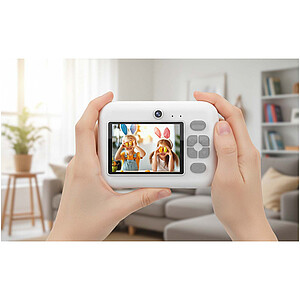 Dětský instantní fotoaparát Prixton Click&Go, bílá