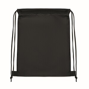 Dětský stahovací batoh z RPET, černá