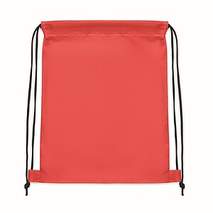 Dětský stahovací batoh z RPET, červená