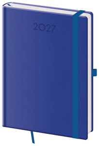 Diář denní A5 Print Plus, královská modrá 2027