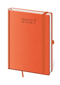 Diář denní A5 Print Pop - oranžová 2027