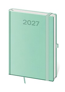 Diář denní A5 Print Pop - světle zelená 2027