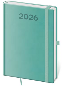 Diář denní A5 Print Pop - světle zelená 2027