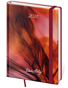 Diář denní A5 Vario - Matragi Harmony s gumičkou 2026 - diář s vlastním potiskem