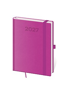 Diář denní B6 Print Pop - fialová 2027 - reklamní kalendáře