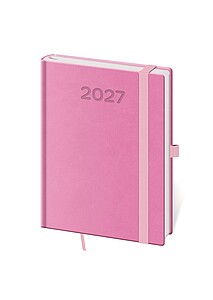 Diář denní B6 Print Pop - růžová 2027
