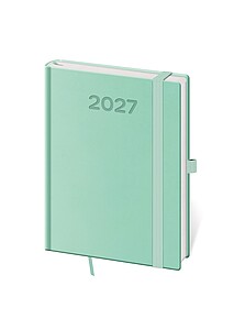 Diář denní B6 Print Pop - světle zelená 2027