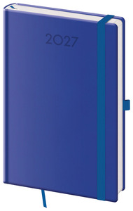 Diář týdenní A5 Print Plus, královská modrá 2027