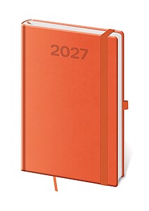 Diář týdenní A5 Print Pop - oranžová 2027