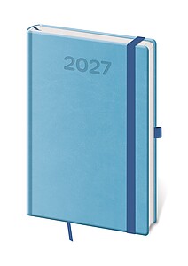 Diář týdenní A5 Print Pop - světle modrá 2027