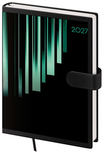 Diář týdenní A5 Tone - zelená s magnetem 2027