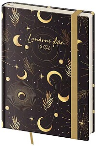 Diář týdenní B6 lunární Sen s gumičkou 2027 - reklamní kalendáře