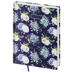 Diář týdenní B6 Vario Lyra - Floral 2027 - diář s vlastním potiskem