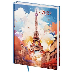 Diář týdenní B6 Vario Lyra - Paris 2027 - diář s vlastním potiskem