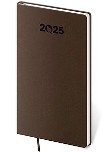 Diář týdenní kapesní ECO - Almond 2027 - diář s vlastním potiskem