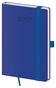 Diář týdenní kapesní Print Plus, královská modrá 2027