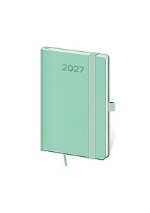 Diář týdenní kapesní Print Pop - mátová 2027