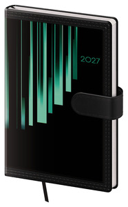 Diář týdenní kapesní Tone - zelená s magnetem 2027