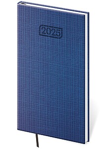 Diář týdenní kapesní Zephir - modrá 2027 - reklamní kalendáře