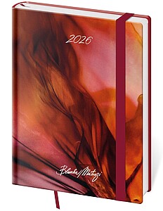 Diář Vario Blanka Matragi Harmony 2026, týdenní 2026 - diář s vlastním potiskem