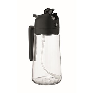 DIPPER Skleněný dávkovač oleje, 450 ml, černá
