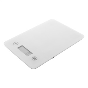 Dobíjecí kuchyňská váha, bílá