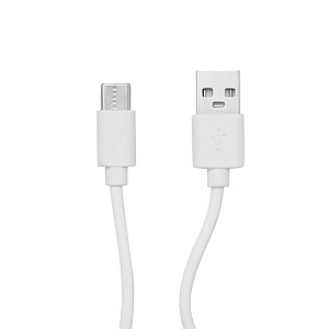 Dobíjecí LED svítilna, bílá/stříbrná