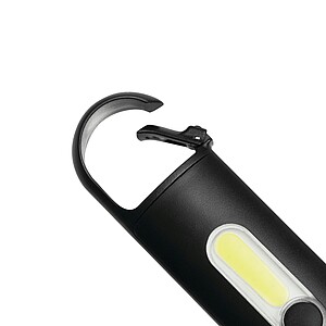 Dobíjecí LED svítilna, černá