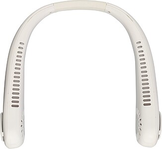 Dobíjecí ventilátor na krk, bílá - reklamní předměty